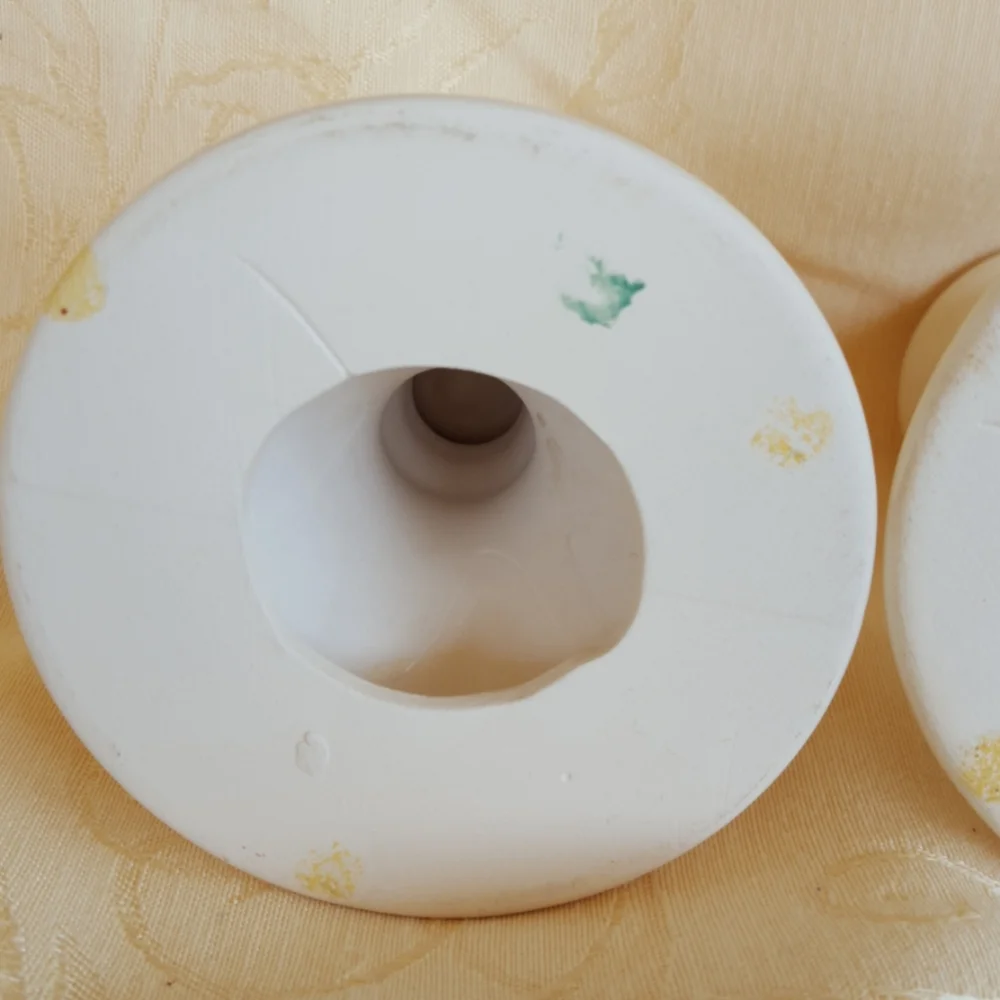 Candle Holder Set of 2 Hand Painted New